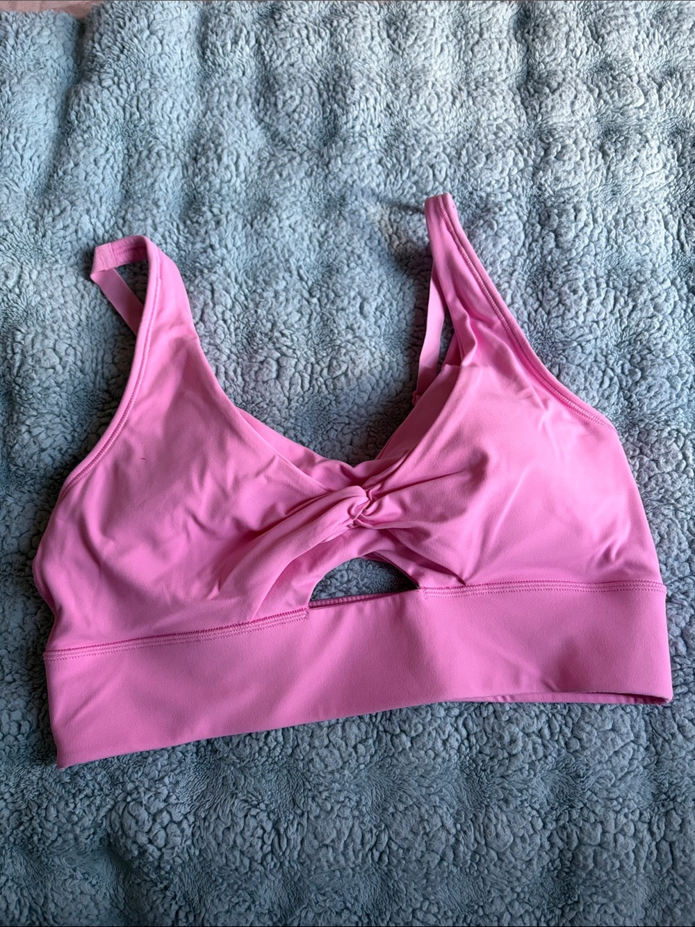 Gymshark Pink Twist-Front Sports Bralette